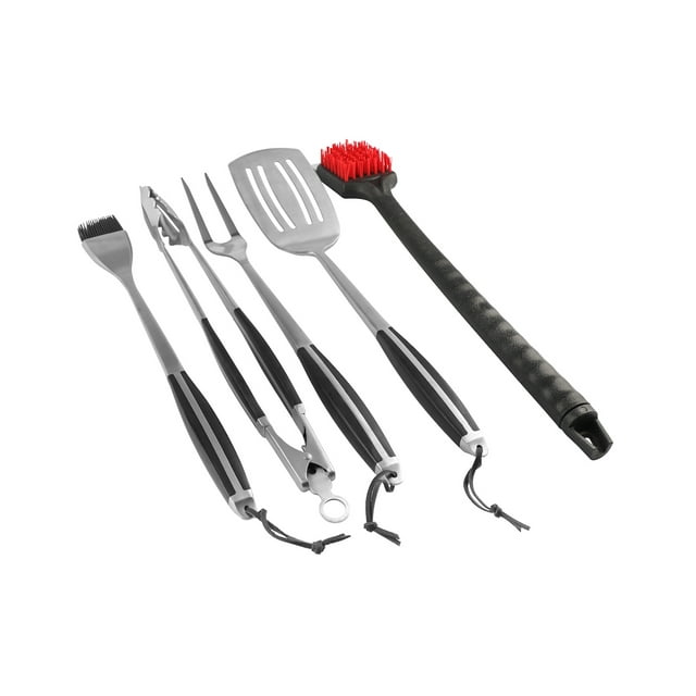 PitMaster King BBQ Grill & Clean 5pc Premium Tools Set with Spatula ...