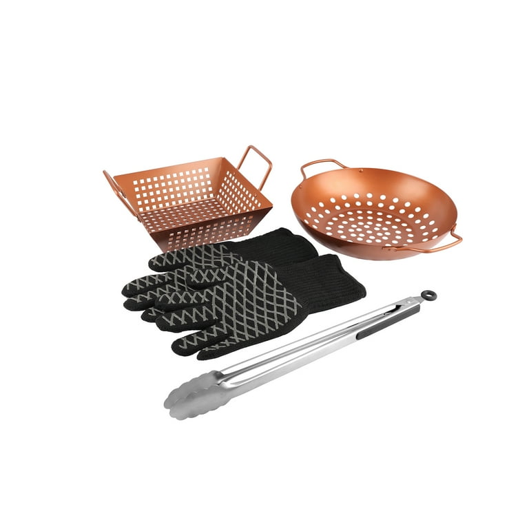 https://i5.walmartimages.com/seo/PitMaster-King-Grill-Topper-BBQ-Grilling-Copper-Pan-and-Tray-5pc-Set-With-16-Tongs-and-EN407-Certified-932F-Heat-Resistant-Gloves_fb9a2330-d101-472c-815c-86691a9223c3.d2c32197e4b53f470ae4c92e652eb380.jpeg?odnHeight=768&odnWidth=768&odnBg=FFFFFF