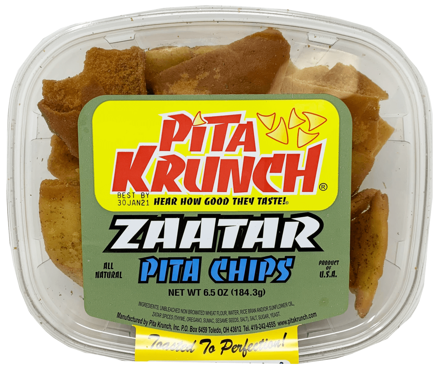 Pita Krunch Zataar Pita Chips 6.5oz.