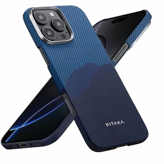 Pitaka iPhone 16 Pro Case - Compatible with MagSafe, Thin Light Caseless Feel