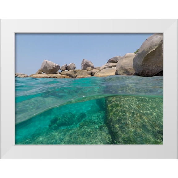 Pitamitz, Sergio 32x25 White Modern Wood Framed Museum Art Print Titled - Ko Miang-Similan Islands-Thailand