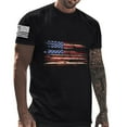 thumbnail image 1 of Pitauce 4th of July T-Shirt Mens USA Flag Patriotic Shirt Short Sleeve Muscle Shirt Graphic Tees Casual Blouses M-3XL, 1 of 4