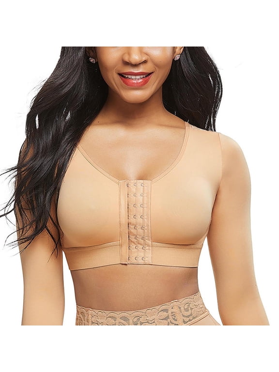 Arm Shaper for Women Post Surgery Arm Lipo Compression Sleeves Slimming Arm Front Closure Shapewear Bra Cropped Shaper Tops