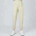 thumbnail image 1 of Pitauce Boys Girls Summer Breathable Ice Silk Sweatpants Lightweight Quick Dry Joggers Elastic Waist Active Running Pants for Kids 8-14 Years, 1 of 3