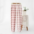 thumbnail image 1 of Up to 65% off Pitauce Flannel Plaid Pajama Pants Women Casual Pj Pants Winter Drawstring Fuzzy Lounge Pants Comfort Home Pants Sleepwear with Pockets, 1 of 3