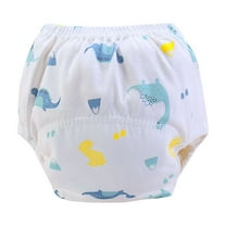 Pitauce Infant Baby Potty Training Underwear Toddler Girls Boys Washable Diaper Pants (0-18 Months)
