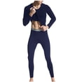thumbnail image 1 of Pitauce Long Johns for Men Thermal Underwear with Fleece Lined Long Sleeve Pullover Tops with Bottom Stretchy Base Layer Set for Winter, 1 of 4