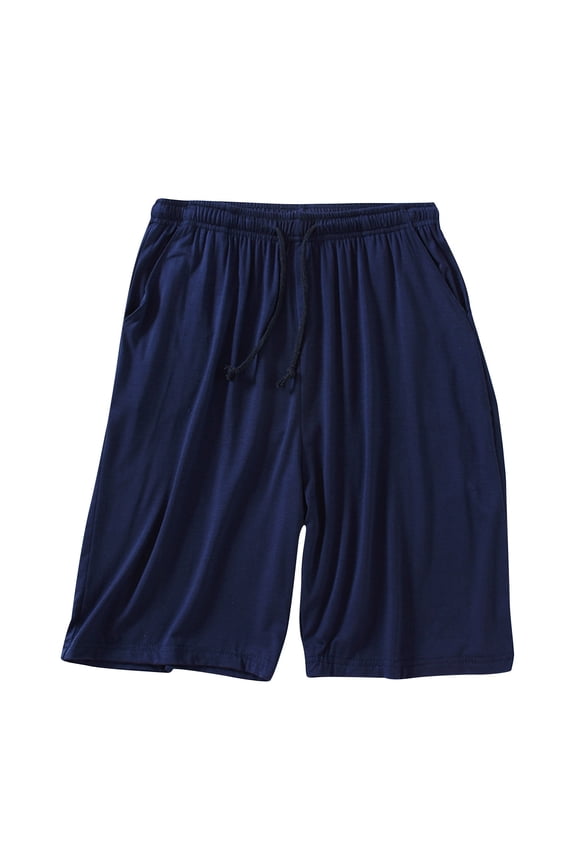 Men's Pajama Shorts Lightweight Drawstring Loungewear Short Sleepwear Pjs with Pockets (Big & Tall)