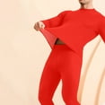 thumbnail image 1 of Pitauce Men's Silk Long Johns Thermal Underwear Soft Thermal Top and Bottom Set Cold Weather Base Layer, 1 of 5