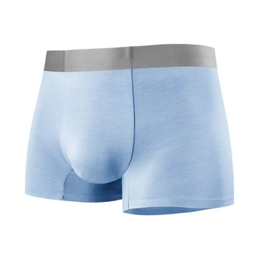 Pitauce Men's Traceless Modal Underwear Ice Silk Boxer Briefs Ultra-Thin Soft Breathable Panties Seamless Underpants