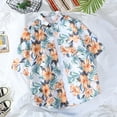 thumbnail image 1 of Pitauce Mens Hawaiian Shirt Short Sleeve Button Down Tropical Shirts Summer Casual Holiday Beach Shirt with Pockets, 1 of 4