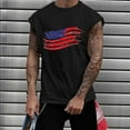 thumbnail image 1 of Pitauce Mens Independence Day Tank Tops Cap Sleeve Muscle Shirt 4th of July Patriotic Active Shirt Sleeveless Graphic Tees, 1 of 5