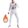 thumbnail image 1 of Pitauce Mens Long Johns Thermal Set, Soft Fleece Lined Thermal Underwear, Winter Warm Base Layer Top & Bottom for Cold Weather M-4XL, 1 of 6