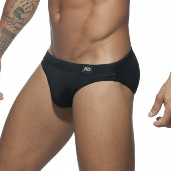 Summer Savings 2025 Pitauce Mens Low Waist Swim Briefs Quick Dry Bikini Swimsuit Solid Color Elastic Waist Bathing Suit, M-2XL