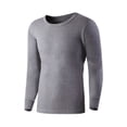 thumbnail image 1 of Pitauce Mens Soft Cotton Fleece Lined Thermal Shirts Long Sleeve Crew Neck Pullover Tops Base Layer Tops for Cold Weather, 1 of 5