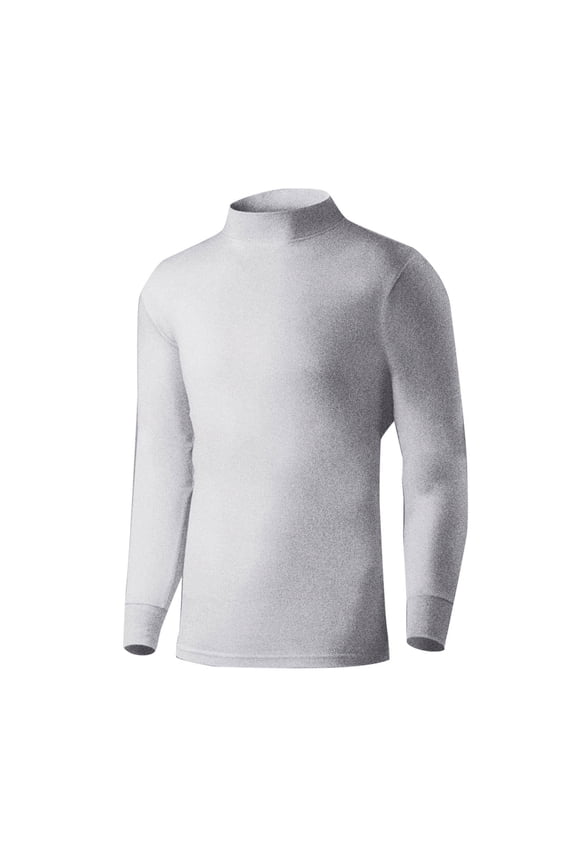 Mens Turtle Neck Thermal Shirts Long Sleeve Cotton Shirt Soft Warm Undershirt Base Layer Pullover Tops M-4XL