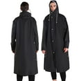 thumbnail image 1 of Pitauce Reusable Long Raincoat Windproof Waterproof Hooded Rain Jacket for Adult, 1 of 9