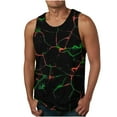 thumbnail image 1 of Pitauce Tank Tops Men Sleeveless Gym Workout Tops Summer Casual Loose Fit Crew Neck Muscle Shirt 3D Digital Print Grapghic Tees Big and Tall Shirt, 1 of 4