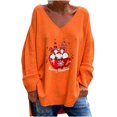 thumbnail image 1 of Pitauce Winter Coats for Girls Fashion Casual Knitted Sweater Coat Cute Printed Snowsuit Thicken Fleece Windproof Warm Long Sleeve Hooded Coat, 1 of 4