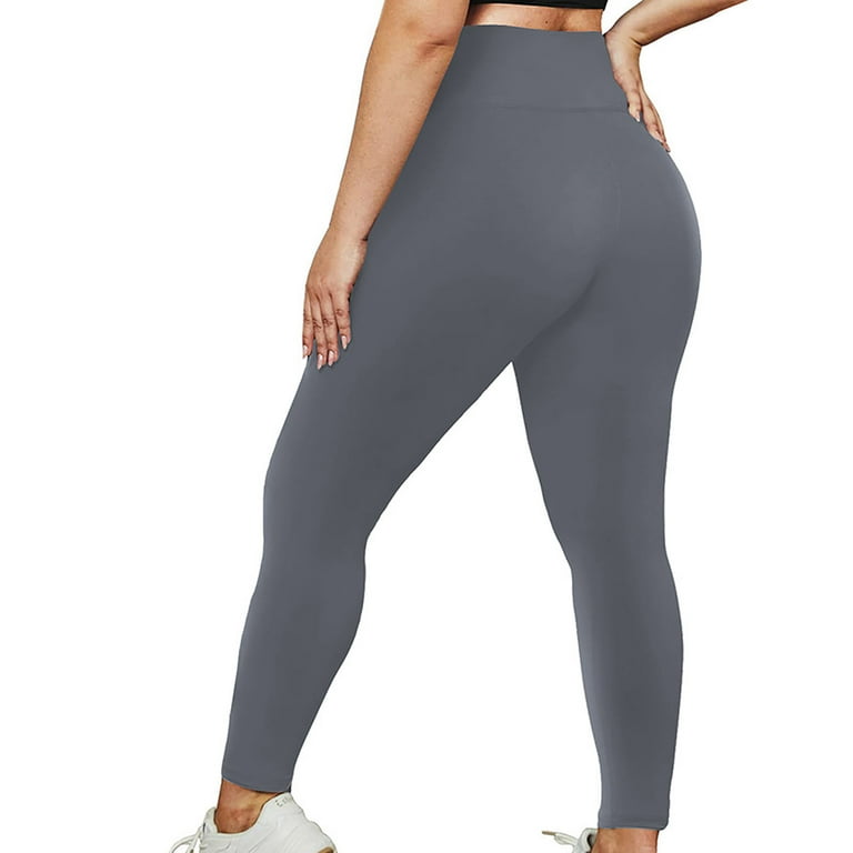 Plus size workout pants with tummy control outlet