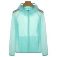 thumbnail image 1 of Pitauce Womens Lightweight Sun Protection Rash Guard Zip Up Quick Dry Hoodie Jacket Outdoor Long Sleeve Cooling Shirts with Pockets, 1 of 9