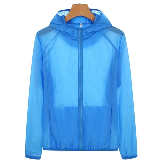 Pitauce Womens Lightweight Sun Protection Rash Guard Zip Up Quick Dry Hoodie Jacket Outdoor Long Sleeve Cooling Shirts with Pockets
