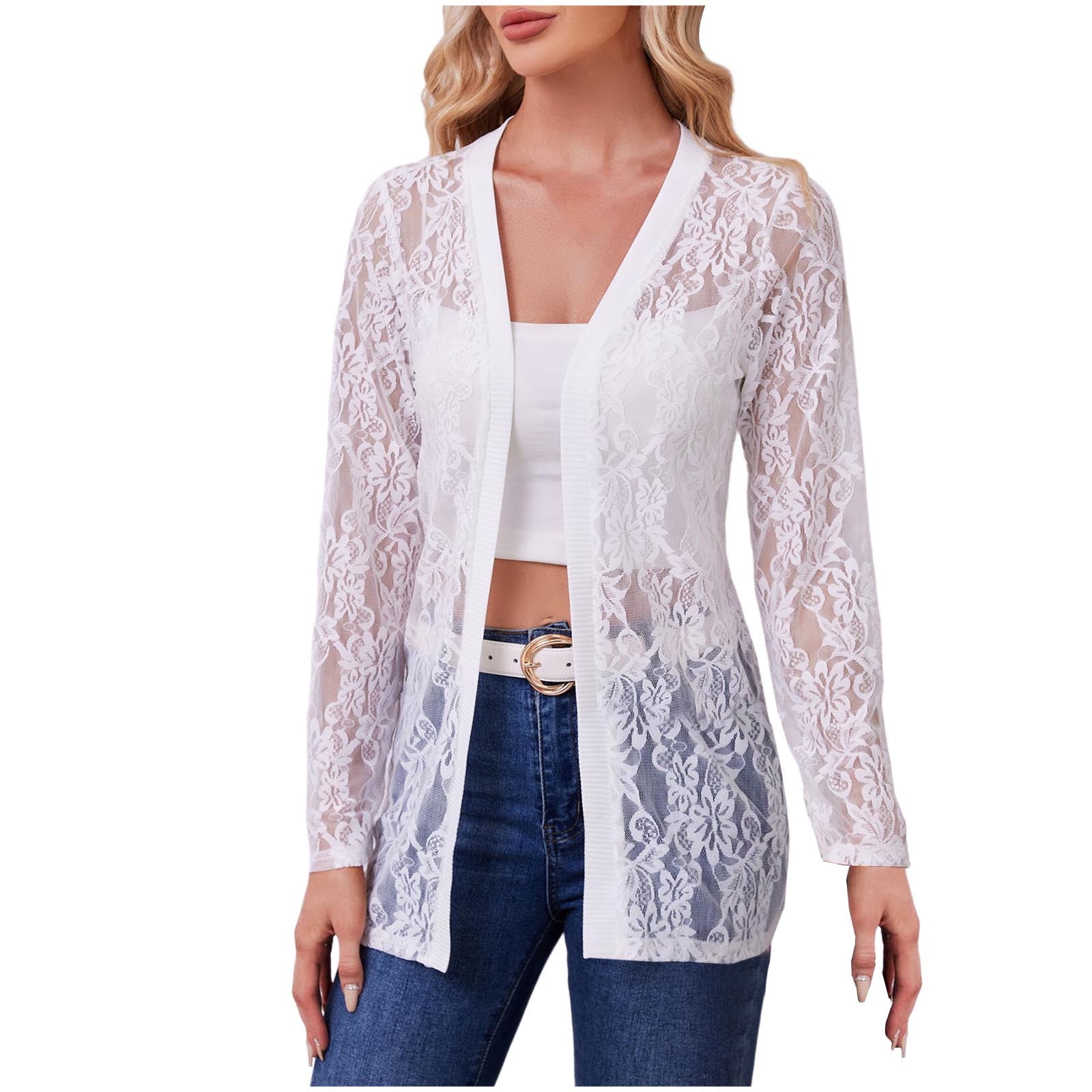 Cardigan Femme Léger Printemps/automne – Manches Longues, Ouvert Devant, Avec Poches, Plusieurs Coloris