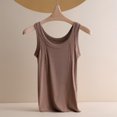 thumbnail image 1 of Pitauce Womens Modal Tank Tops Slim Fit Sleeveless T-Shirt Crew Neck Solid Stretchy Undershirt Casual Basic Tops, 1 of 5