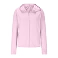 thumbnail image 1 of Pitauce Womens UPF 50+ Sun Protection Hoodie Jacket Plus Size Rash Guard Lightweight Long Sleeve Sun Shirt with Pocket, Lightweight & Breathable, 1 of 5