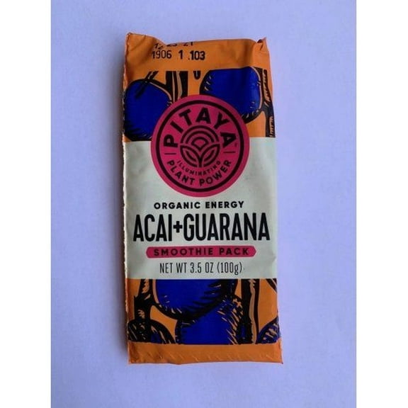 Pitaya Plus Organic Sweetened Acai with Guaran Smoothie Pack, 100 Gram -- 60 per case