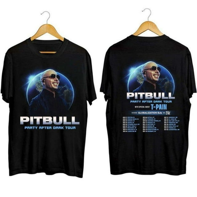 Pitbull 2024 Concert Shirt, Pitbull Party After Dark Tour 2024 TShirt