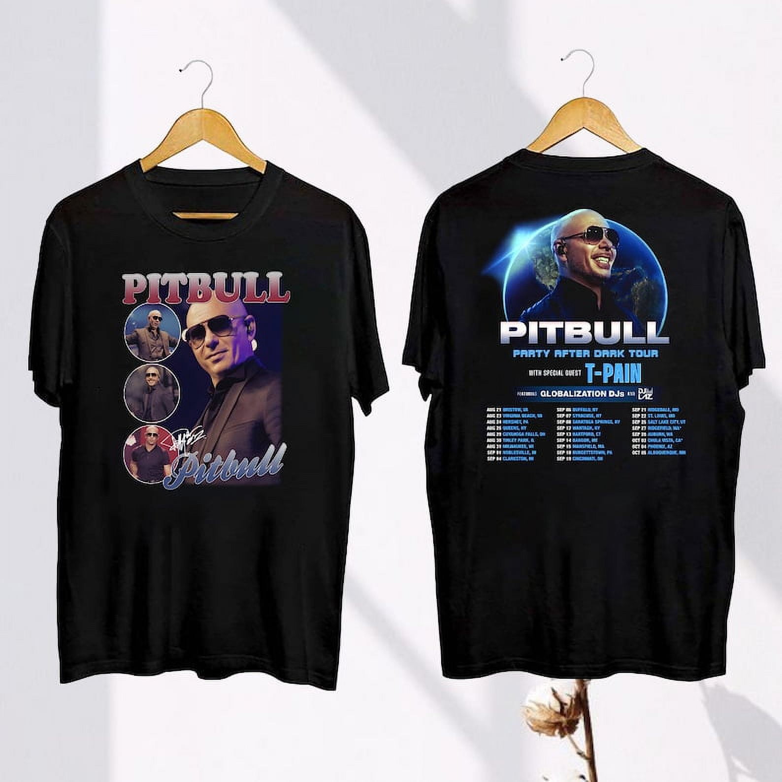 Pitbull 2024 Concert Shirt, Pitbull Party After Dark Tour 2024 TShirt