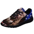 thumbnail image 1 of Pitbull American flag Shoes Sneakers Black Size 9.5, 1 of 7