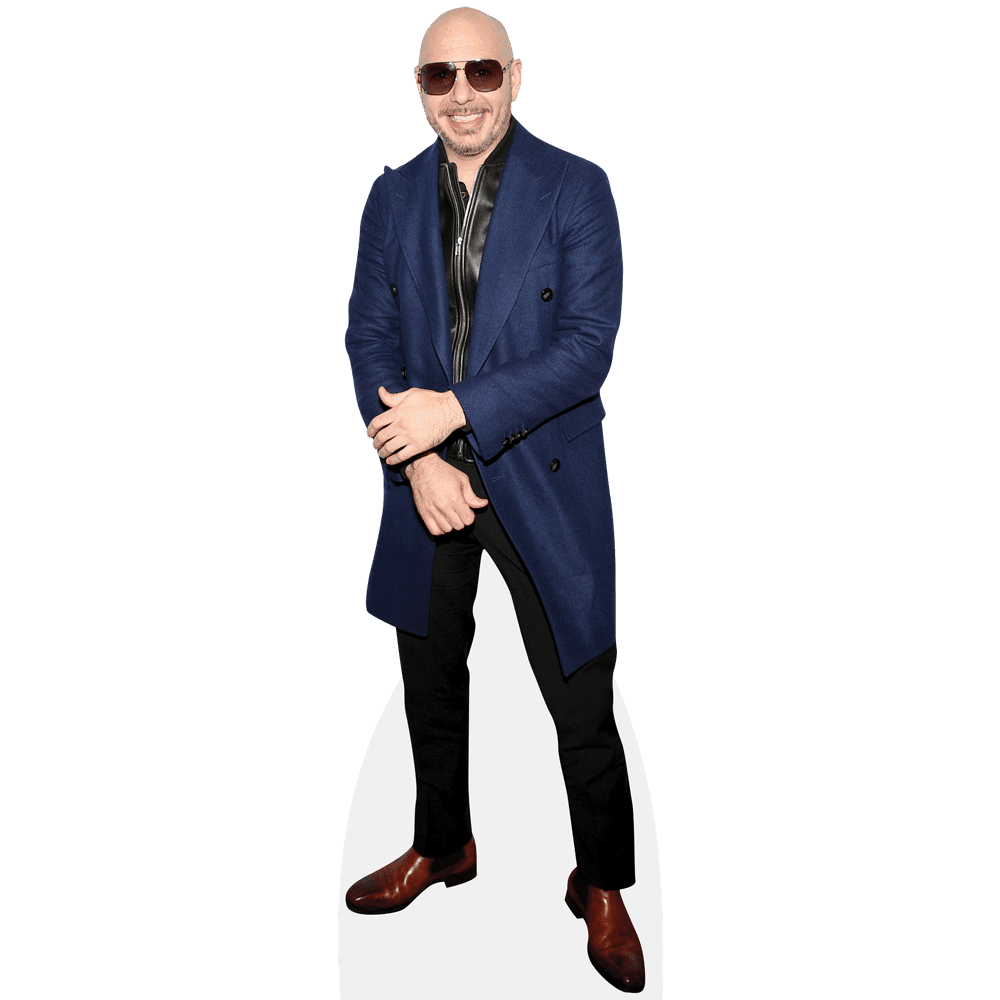 Pitbull (Blue Coat) Mini Cardboard Cutout Standee