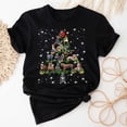 thumbnail image 1 of Pitbull Christmas Tree T-Shirt, Funny Dog Lover Gift, Pitbull Christmas Lights Shirts, Christmas Shirts for Women Men, 1 of 3