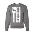 thumbnail image 1 of Pitbull Dad Dog Dag Funny Gift | Mens Dog Lover Crewneck Graphic Sweatshirt, Heather Grey, X-Large, 1 of 4
