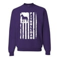 thumbnail image 1 of Pitbull Dad Dog Dag Funny Gift | Mens Dog Lover Crewneck Graphic Sweatshirt, Purple, Medium, 1 of 4