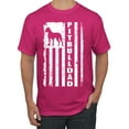 thumbnail image 1 of Pitbull Dad Dog Dag Funny Gift | Mens Dog Lover Graphic T-Shirt, Fuschia, Small, 1 of 4