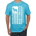 thumbnail image 1 of Pitbull Dad Dog Dag Funny Gift | Mens Dog Lover Graphic T-Shirt, Light Turquoise, X-Large, 1 of 4