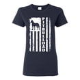 thumbnail image 1 of Pitbull Dad Dog Dag Funny Gift | Womens Dog Lover Graphic T-Shirt, Navy, 2XL, 1 of 4