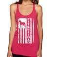 thumbnail image 1 of Pitbull Dad Dog Dag Funny Gift | Womens Dog Lover Premium Tri-Blend Racerback Tank Top, Shocking Pink, Small, 1 of 4
