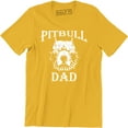 thumbnail image 1 of Pitbull Dad Men's Dog Pet Lover Fathers Day Funny Humor Super Hero T-Shirt, 1 of 4