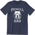 thumbnail image 1 of Pitbull Dad Men's Dog Pet Lover Fathers Day Funny Humor Super Hero T-Shirt, 1 of 4