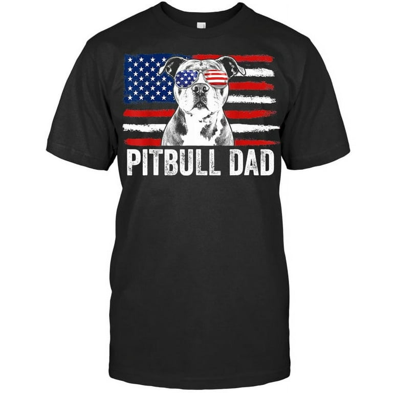Mens Proud Pitbull Dad Mens T-Shirt American Pit Bull Dog Shirt Mens Proud Pitbull Dad Mens T-Shirt American Pit Bull Dog Shirt