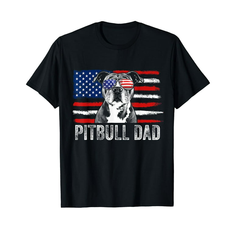 Mens Proud Pitbull Dad Mens T-Shirt American Pit Bull Dog Shirt Mens Proud Pitbull Dad Mens T-Shirt American Pit Bull Dog Shirt