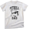 thumbnail image 1 of Pitbull Dad T-shirt, Unisex Men's Shirt, Pit Bull Terrier Owner, Best Dog Dad Gift, Heather Ash, 3X-Large, 1 of 6