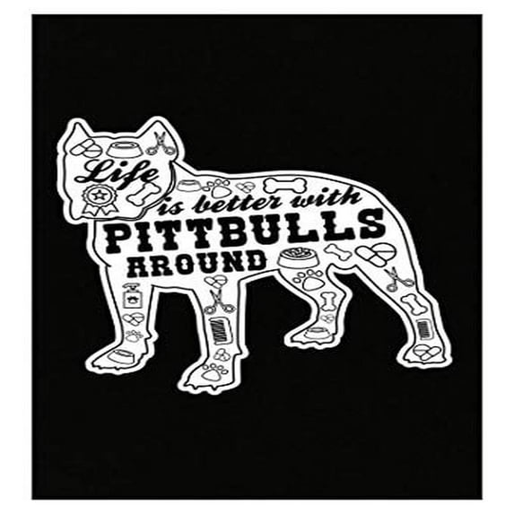 Pitbull Dog Poster - Wall Art for Pet Owners Gift