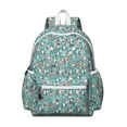 thumbnail image 1 of Pitbull Dog and Flower Floral Backpack for School,Cute School Bag,Schoolbag with Adjustable Shoulder Straps & Padded Back,13.4"x11"x4.7", 1 of 6