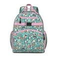 thumbnail image 1 of Pitbull Dog and Flower Floral Backpack for School,Cute School Bag,Schoolbag with Adjustable Shoulder Straps & Padded Back,15.25"x11.5"x5.25", 1 of 6