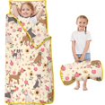 thumbnail image 1 of Pitbull Dog and Flower Floral Toddler Nap Mats for Kids Preschool,Sleeping Mat Bag or Kids,Toddler Sleeping Bag,Toddler Nap Mat or Daycare, 1 of 6